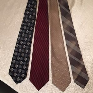 Men's tie bundle of 4